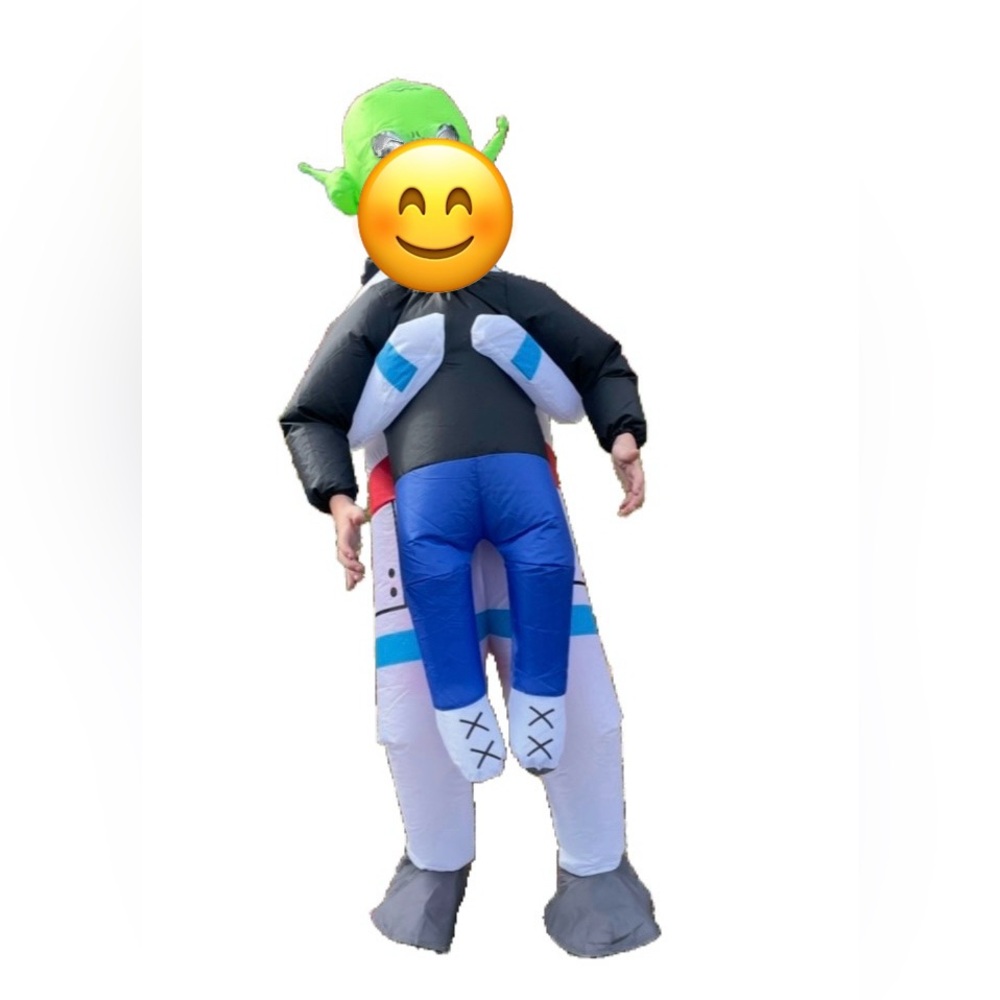 Inflatable Alien Abduction Kids Costume
